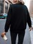 Büyük Leopar Kalp Baskılı Bisiklet Yaka Ünisex Oversize Sweatshirt 2