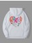 Kadın Worry Less Baskılı Oversize Sweatshirt 1