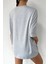 Happıness Baskılı Kadın Oversize Salas T-Shirt Boyfirend 4