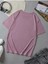 Unisex Mor Born Genius Baskılı Oversize T-Shirt 2