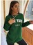 New York U.s.a Baskılı Bisiklet Yaka Ünisex Oversize Sweatshirt 1