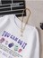 Kadın Beyaz You Can Do It Baskılı Oversize Sweatshirt 3