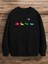 Dinazor Baskılı Beyaz Bisiklet Yaka Ünisex Oversize Sweatshirt 1
