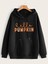 Oversize Pumpkin Baskılı Sweatshirt 1