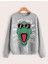 Oversize Dinozor Baskılı Sweatshirt 1