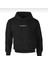 Brookolyn Baskılı Oversize Unisex Siyah Kapşonlu Sweatshirt 1