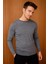 Erkek Basic Sıfıryaka Ince Triko Kazak Füme 4