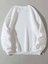 Kadın Beyaz Yanan Kalp Baskılı Oversize Sweatshirt 3