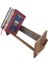 Masaüstü Kitaplık / Masaüstü Organizer / Ağaç Desenli Kitaplık / Ofis Kitaplığı / 45 cm x 14,5 cm x 21 cm 1