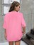 Los Angels Baskılı Oversize Salas T-Shirt Boyfriend 2