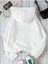 Future Mrs. Anderson Baskılı Ünisex Beyaz Kapüşonlu Oversize Sweatshirt 2