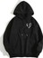 Minimal Kalp Baskılı Oversize Sweatshirt 1