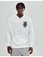 Oversize Gri No Fears Baskılı Kapüşonlu 3 Iplik Sweatshirt 4