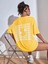 Kadın Smile Oversize Salas Boyfriend Baskılı T-Shirt Top Bluz 1