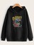 Aloha Baskılı Oversize Sweatshirt 1