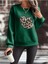 Kalp Baskılı Oversize Sıfır Yaka Sweatshirt 1