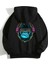 Goril Baskılı Oversize Kapüşonlu Sweatshirt 1
