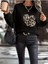 Kalp Baskılı Oversize Sıfır Yaka Sweatshirt 1