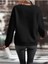 Kalp Baskılı Oversize Sıfır Yaka Sweatshirt 2