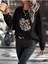 Kalp Baskılı Oversize Sıfır Yaka Sweatshirt 5