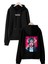 Billie Eilish Ön ve Sırt Baskılı Kaüşonlu Özel Tasarım Hoodie 1
