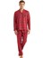 Uzun Kol Önden Düğmeli Erkek Pijama Takım 40592 1