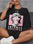 Intense Felling Baskılı Kadın Oversize Salas T-Shirt Boyfriend 3