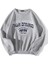 Kadın Gri Oversize Palm Springs Baskılı Sweatshirt 1