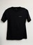 Modal ve Pamuk Kumaş Oversize Düz Renk Siyah Tişört Nefes Alabilen Bisiklet Yakalı T-Shirt 1