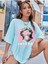 Intense Felling Baskılı Kadın Oversize Salas T-Shirt Boyfriend 3