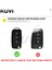 Yeşil Yeni Lüks Kaplama Araba Anahtar Kılıfı Kapak Vw Volkswagen Polo Golf Passat Beetle Caddy T5 Up Eos Tiguan Skoda A5 Seat Leon Altea Için (Yurt Dışından) 3