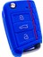 Siyah Volkswagen Vw Golf 7 Mk7 Skoda Octavia A7 Seat Leon Ibiza 3 Araba Anahtar Kılıfı Silikon Kapak Kabuk Fob Sıcak (Yurt Dışından) 4