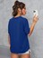 New York 1968 Baskılı Kadın Oversize Salas T-Shirt Boyfriend 2