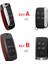 Anahtar A Gun Kırmızı Land Rover A9 Range Rover Sport Evoque Freelander 2 Jaguar Xe Xj Xjl Xf C-X16 V12 Gitar Için Çinko Alaşım Araba Anahtar Kılıfı Kapak Kabuk (Yurt Dışından) 3