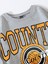 Kadın Gri Oversize County Baskılı Sweatshirt 2