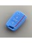 Açık Mavi Volkswagen Golf 7 Mk7 Seat Ibiza Leon Fr 2 Altea Aztec Skoda Octavia Için Silika Jel Araba Anahtar Kılıfı Kapak 3 Düğme Anahtar (Yurt Dışından) 1