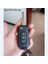 Gri Renault Kadjar 3 Düğmeli Katlanabilir Anahtar Kılıf Kabuk Silikon Araba Anahtar Kılıfı Cover (Yurt Dışından) 3
