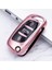 D-Pembe Peugeot Citroe Ds3 Ds4 Ds5 Ds6 Uzaktan Anahtar Kabuk Aksesuarları Için 3 Butonlu Yumuşak Tpu Araba Katlanabilir Anahtar Kılıfı Tam Kapak (Yurt Dışından) 1