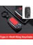 Seçenek4 Vw Volkswagen Polo Golf T5 Passat B6 B5 Skoda Octavia A5 A7 Seat Leon Ibiza Ateca Anahtarlık ile Karbon Abs Araba Anahtarlık Kılıfı (Yurt Dışından) 1