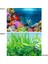 9024-9051 Stili 40X60CM 3D Sticker Poster Akvaryum Dekorasyon Arka Plan Boyama Balık Tankı Süsü Su Manzarası Okyanus Deniz Bitkileri Arka Plan Aksesuarları (Yurt Dışından) 1