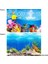 8011-8012 Stili 30X50CM 3D Sticker Poster Akvaryum Dekorasyon Arka Plan Boyama Balık Tankı Süsü Su Manzarası Okyanus Deniz Bitkileri Arka Plan Aksesuarları (Yurt Dışından) 4