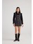 Tweed Elbise Siyah 1