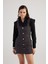 Tweed Elbise Siyah 2