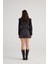 Tweed Elbise Siyah 4
