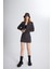 Tüvit Kumaş Mini Tweed Etek Siyah 4