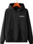 Siyah Osaka Basklı Kapüşonlu Oversize Sweatshirt 2