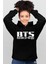 Siyah Kadın Oversize Içi Yünsüz Sweatshirt 1