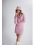 Tüvit Kumaş Mini Tweed Etek Pembe 4