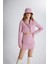 Tüvit Kumaş Mini Tweed Etek Pembe 7