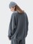 Oversize Antrasit Virginia Baskılı 3 Iplik Sweatshirt 3